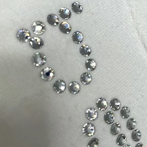 Bebe sweater-crystal logo-size M-white